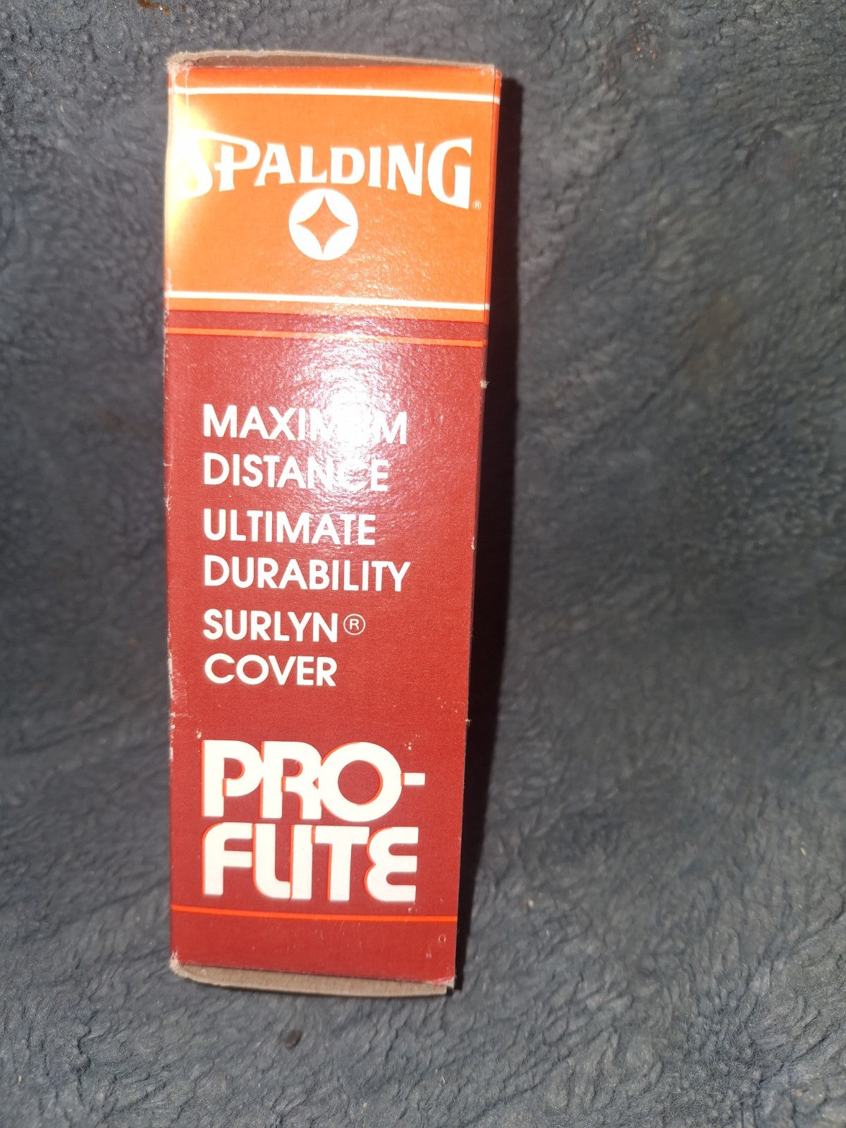 Vintage Spalding Pro-Flite 3-Pack Sleeve of Orange Golf Balls